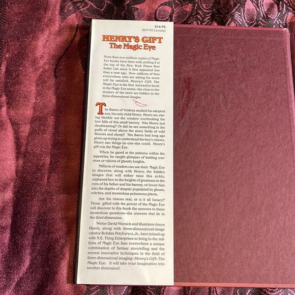 Vintage 90's Henry's Gift: The Magic Eye 1994 - Picture 4 of 9
